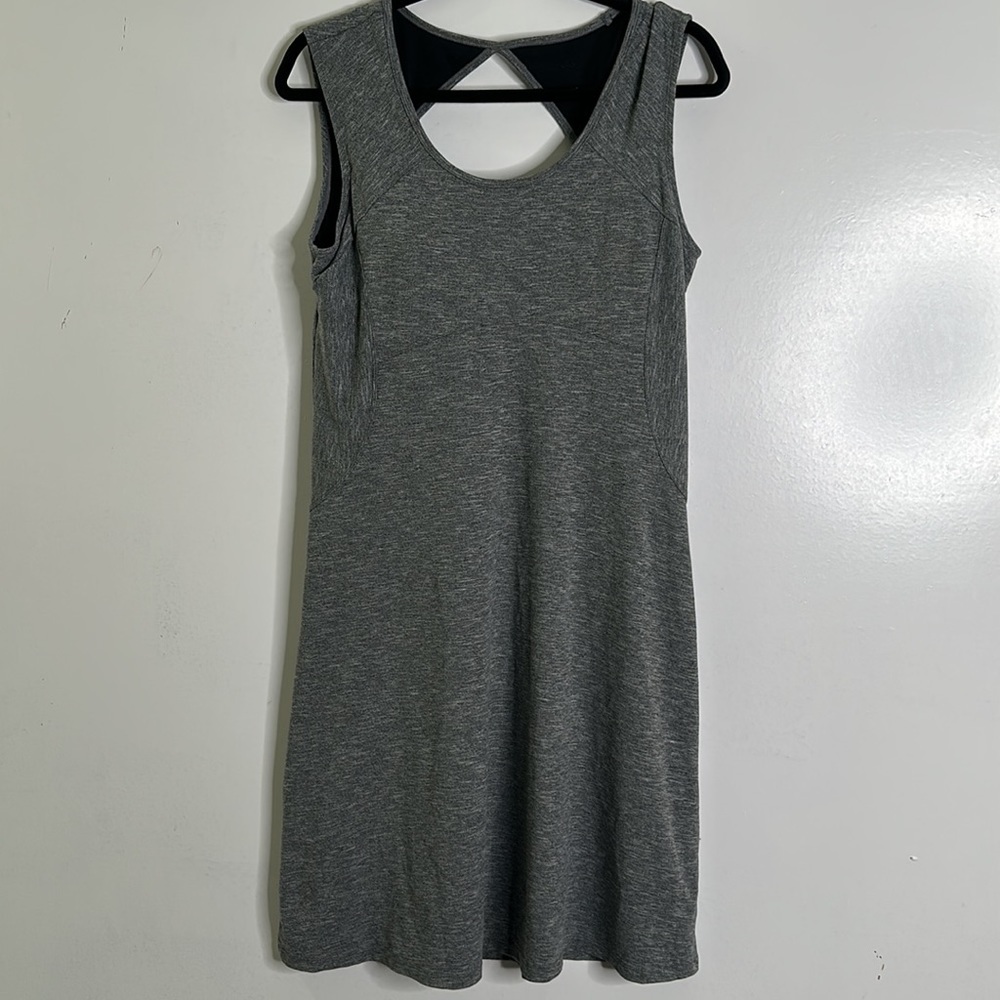 Prana gray mini dress size medium hiking camping - Picture 5 of 12